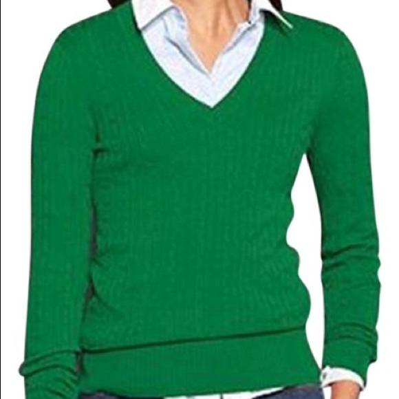 TOMMY HILFIGURE | Pink Knitted V-Neck Sweater - Picture 7 of 7